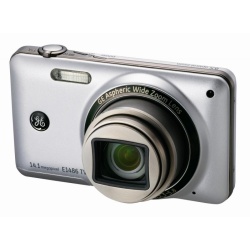 GE E1486TW 14.1 Megapixel Digital Camera, 8X Optical Zoom, Touchscreen, Panorama (Silver)
